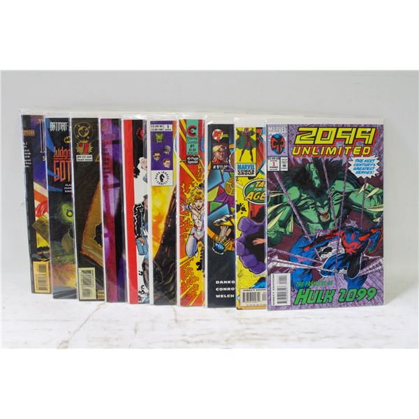 ASSORTED #1 ISSUES COMIC LOT, DC MARVEL INDY