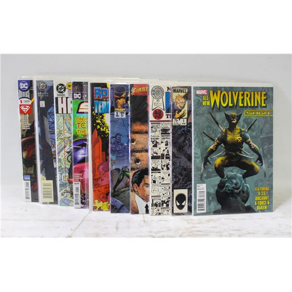 ASSORTED #1 ISSUES COMIC LOT, DC MARVEL INDY