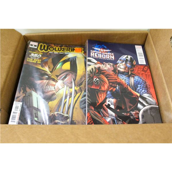APPROX 150 ASSORTED OLD COMICS, ONE BOX COMIC LOT