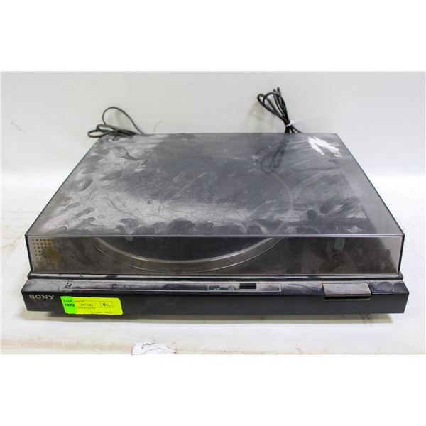 SONY RECORD PLAYER