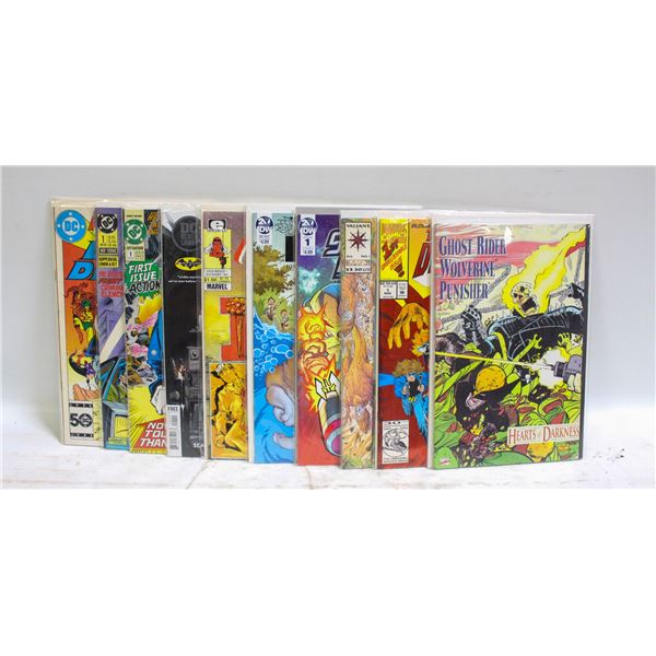 ASSORTED #1 ISSUES COMIC LOT, DC MARVEL INDY