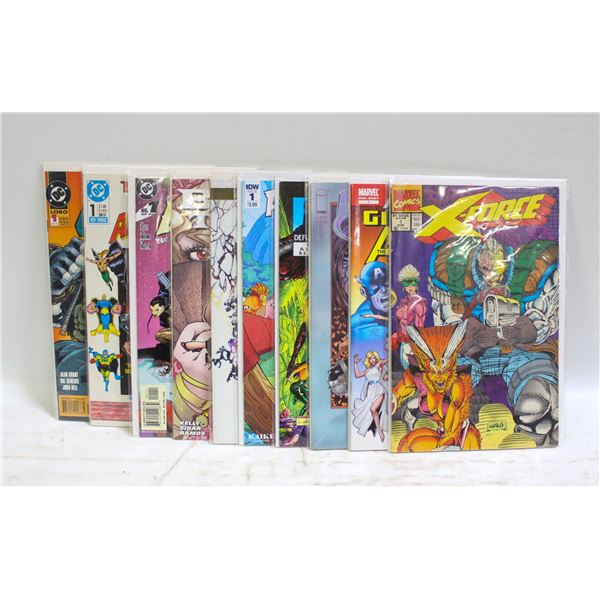 ASSORTED #1 ISSUES COMIC LOT, DC MARVEL INDY