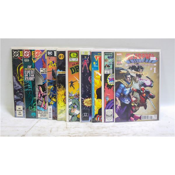 ASSORTED #1 ISSUES COMIC LOT, DC MARVEL INDY