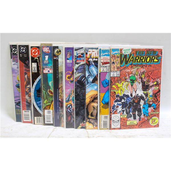 ASSORTED #1 ISSUES COMIC LOT, DC MARVEL INDY