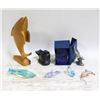 Image 1 : SWAROVSKI CRYSTAL DOLPHIN, WOODEN CARVED