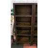Image 1 : 4TIER SOLID WOOD SHELVING UNIT H-60" W-16.5" L-23"