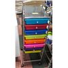 Image 1 : 8 DRAWER STORAGE ORGANIZER ON WHEELS