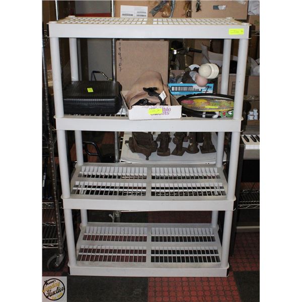4 TIER STORAGE SHELF