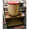 Image 2 : ROLLING STORAGE + VINTAGE RED LEATHER