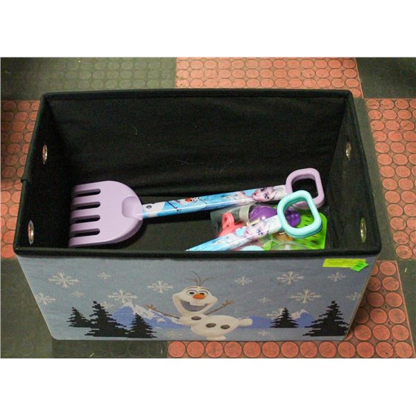 DISNEYS FROZEN CANVAS/CLOTH TOY BIN WITH