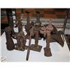 Image 1 : ANTIQUE CAST IRON TOOLS AND JACKS