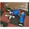 Image 1 : VINTAGE METAL ARASHI POUNCE CHILDRENS TRICYCLE