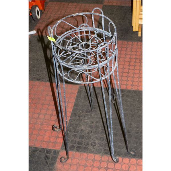 2 X 30" TALL METAL PLANT STANDS