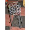 Image 1 : 2 X 30" TALL METAL PLANT STANDS