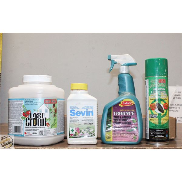 LOT OF SMALL GARDEN FERTILIZER & SPRAYS