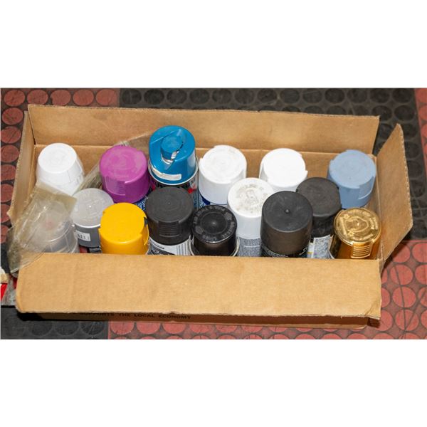 LOT OF SPRAY PAINT
