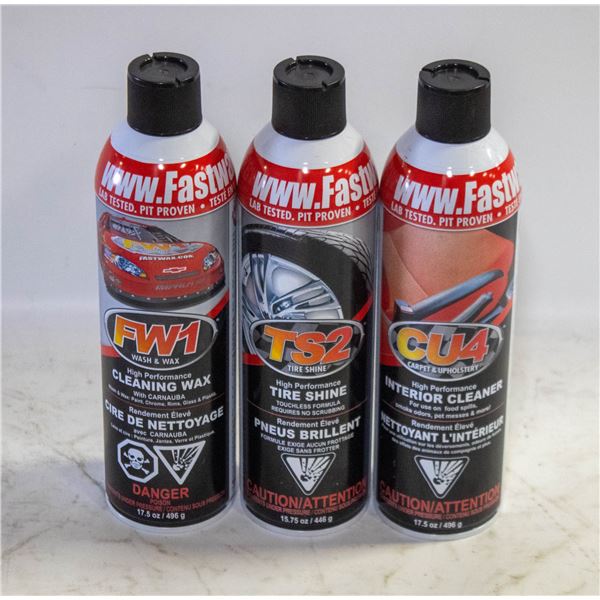 3 CAN MIX OF AUTO CLEANER