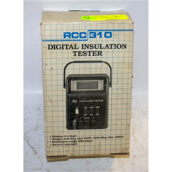 INSULATION TESTER MEGGER