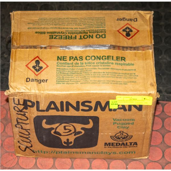 44LBS PLAINSMAN CLAYS LTD VACUUM PUGGED