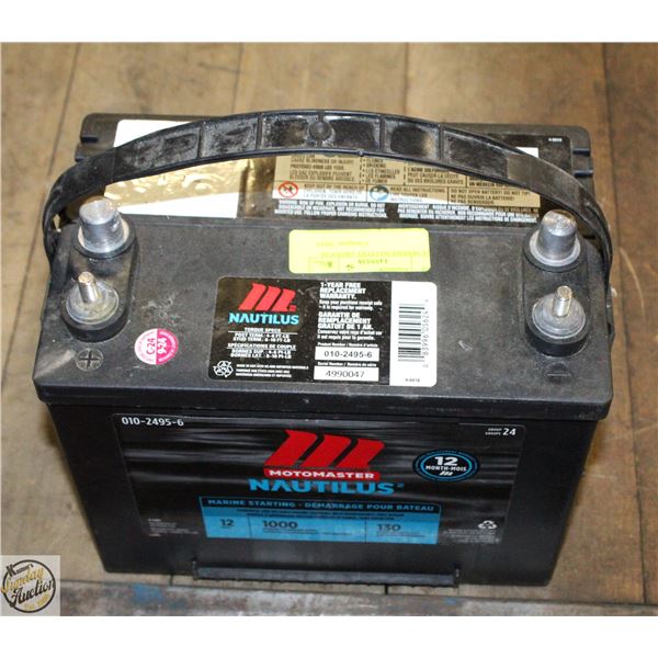 12V MARINE BATTERY GROUP 24