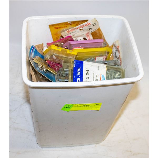 BUCKET NUTS BOLTS ETC