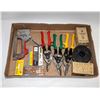 Image 1 : SET 3 TIN SNIPS, STAPLER, ROLL OF TY WIRE