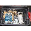 Image 1 : LARGE TOTE WITH PLUMBING AND ELECTRICAL
