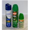 Image 1 : 3 CANS MOSQUITO SPRAY