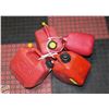 Image 1 : LOT OF 4 GAS JERRY CANS 2 GALLONS EACH