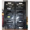Image 1 : LOT OF 6 MILK CRATES
