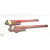 Image 1 : 2 RIGID 18 IN PIPE WRENCHES