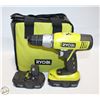 Image 1 : RYOBI DRILL WITH EXTRA BATTERY NO CHARGER