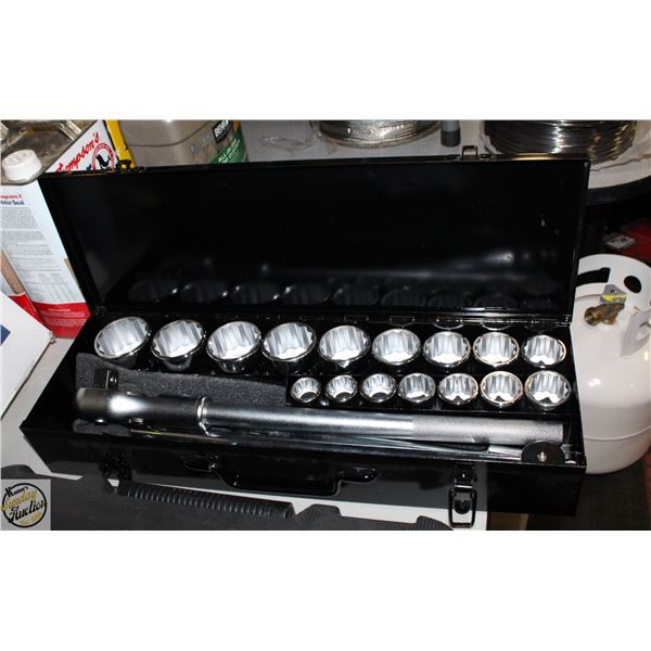 NEW PROCORE 22PC 3/4 INCH DRIVE SOCKET SET IN STEE