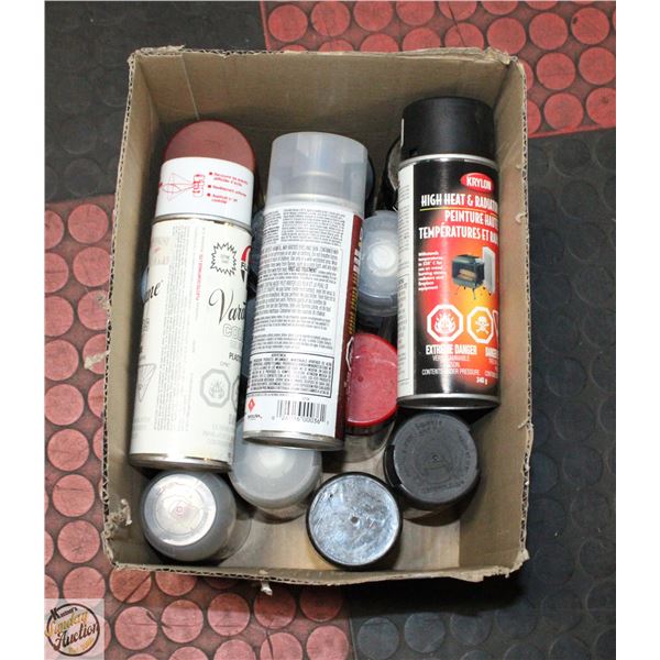 LOT OF SPRAY PAINT