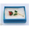 Image 1 : VINTAGE BIRKS BROOCH IN ORIGINAL BOX