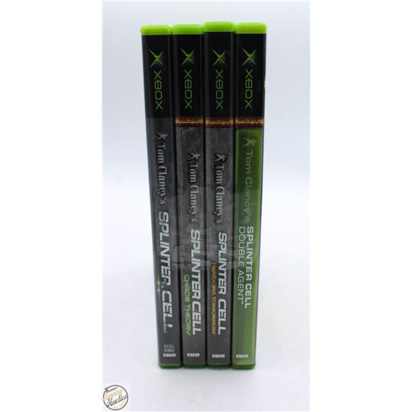 LOT OF 4 ORIGINAL XBOX GAMES, COMPLETE