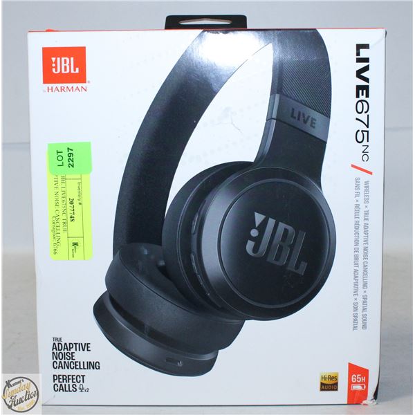 NEW JBL LIVE675NC TRUE ADAPTIVE NOISE CANCELLING