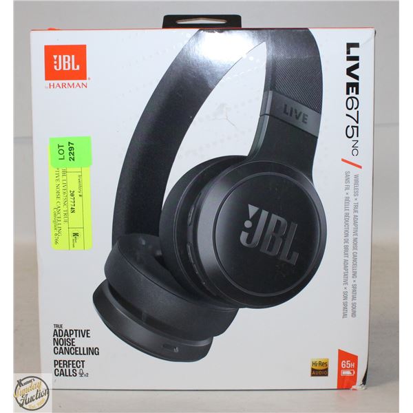 NEW JBL LIVE675NC TRUE ADAPTIVE NOISE CANCELLING