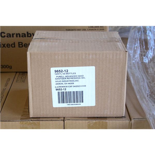 NEW CASE OF 12 PURELL HAND SANITIZERS 8 FL OZ