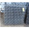Image 1 : SET OF FIVE 14" X 14" HIGH CARBON STEEL SCREENS