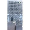 Image 1 : SET OF TWO 48" X 16" HIGH CARBON STEEL SCREENS