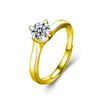 Image 1 : 18KGP STAMPED 1 CT GRA CERTIFIED ROUND BRILLIANT