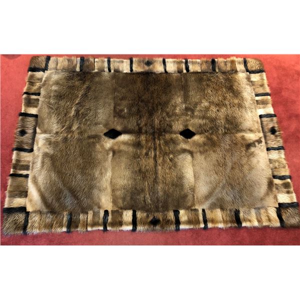 HOLLOWAY FURS: Luxurious 10-Skin Beaver Blanket