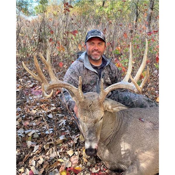 K&K OUTFITTERS: 6-Day/7-Night Whitetail Deer Hunt for Two Hunters in Kansas - Includes Trophy Fees