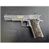 Image 1 : IN-ROOM ONLY BIDDING: FRIEND OF DSC: Engraved, Gold Plated Colt 1911 Whitetail Woodsman in .45 ACP