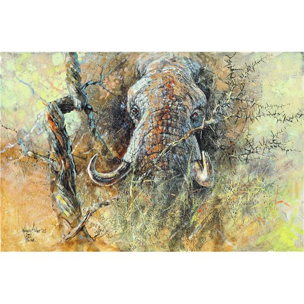 KOBUS MOLLER: "Challenge Accepted" - Original Artwork & S/N "Risk & Reward" Limited-Edition Book