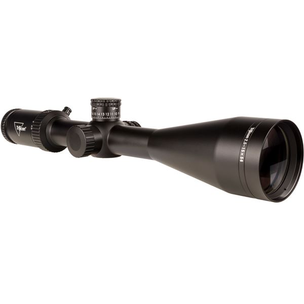 TRIJICON: Credo® HX 2.5-15x56 Second Focal Plane Riflescope with Red MRAD Center Dot