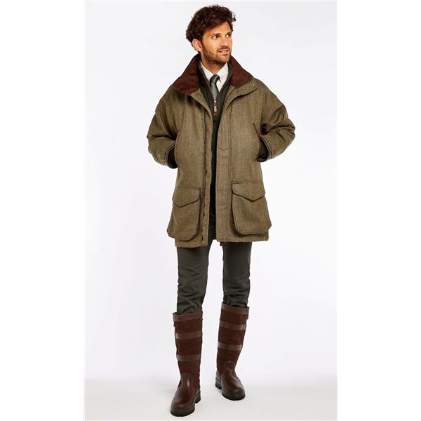 DUBARRY OF IRELAND: Men's Ballinturbet Tweed Shoot Coat and Wexford Country Boots