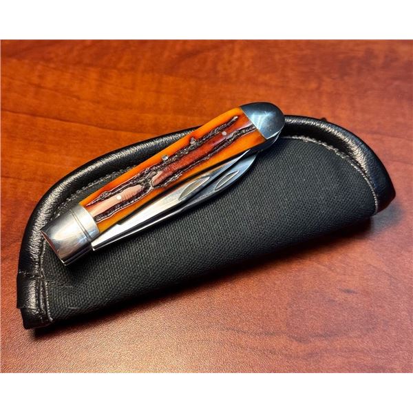 SHEWMAKER CUSTOM KNIVES:Two Blade Trapper Pocket Knife