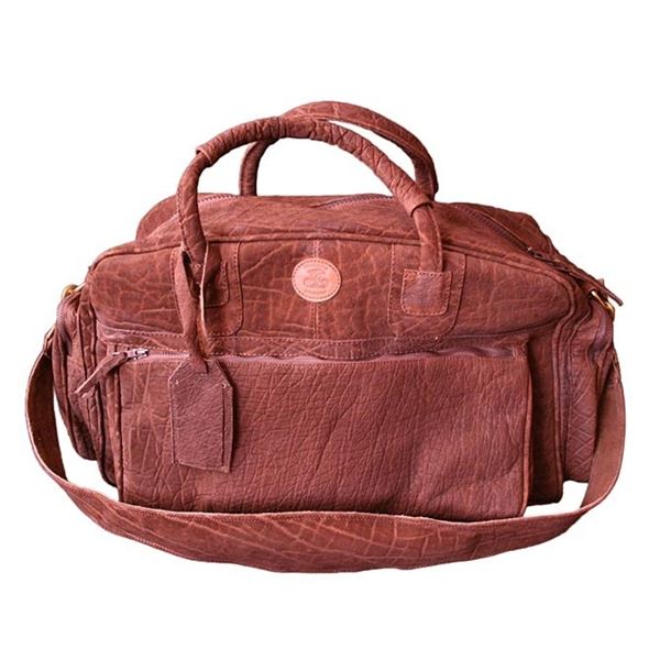 TROPHY CONSULTANTS: Meredith Elephant / Buffalo Holdall and Grip Bag